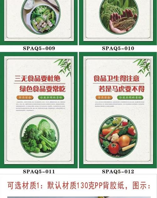 工厂企业学校餐厅饭店文化挂图墙贴食品安全宣传周标语海报画展板